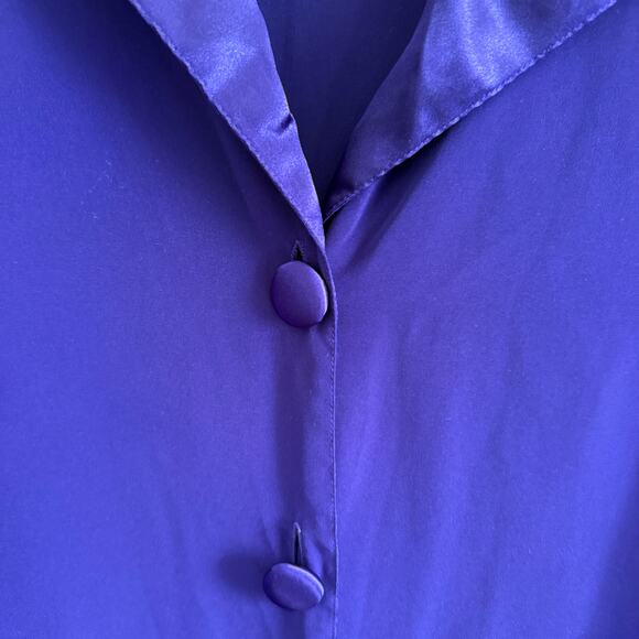 90s Vintage VICTORIA'S SECRET | Gold Label Purple Satin Nightgown |  Medium - Picture 5 of 5